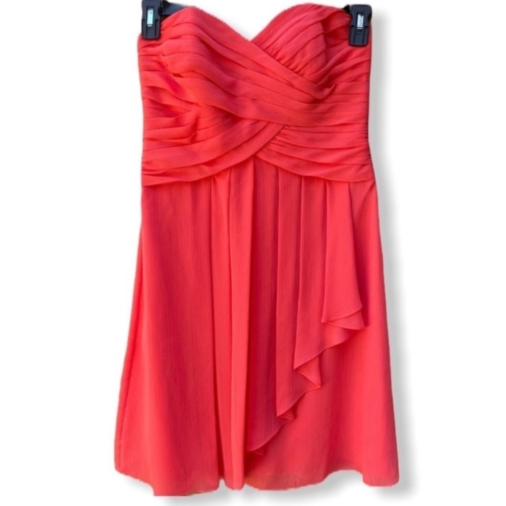 David's Bridal Strapless Dress‎